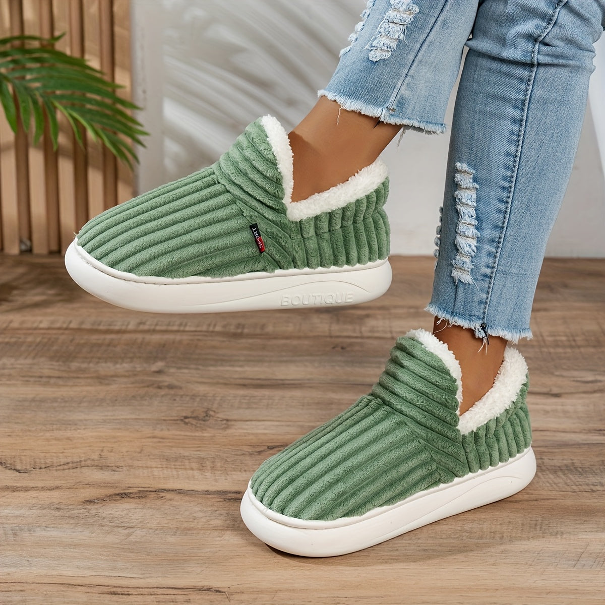 NINA | Warme Huisschoenen voor Direct Comfort en Ontspannen Gezelligheid