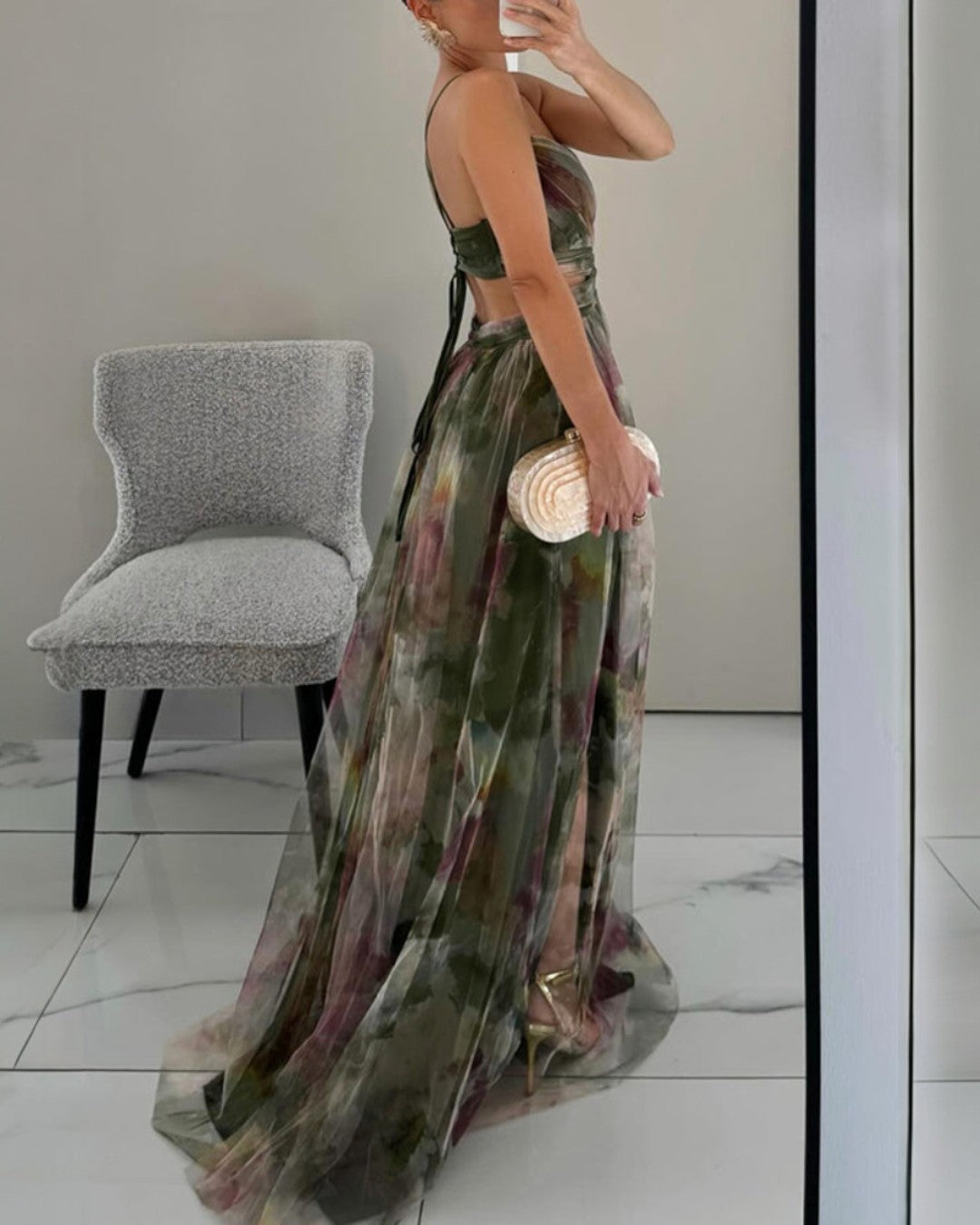 Elira | Maxi Jurk met Flatterende Pasvorm