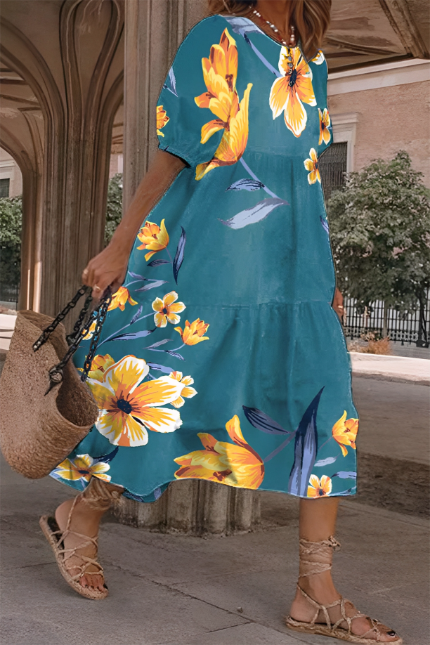 Iris | Elegante en Comfortabele Midi Jurk