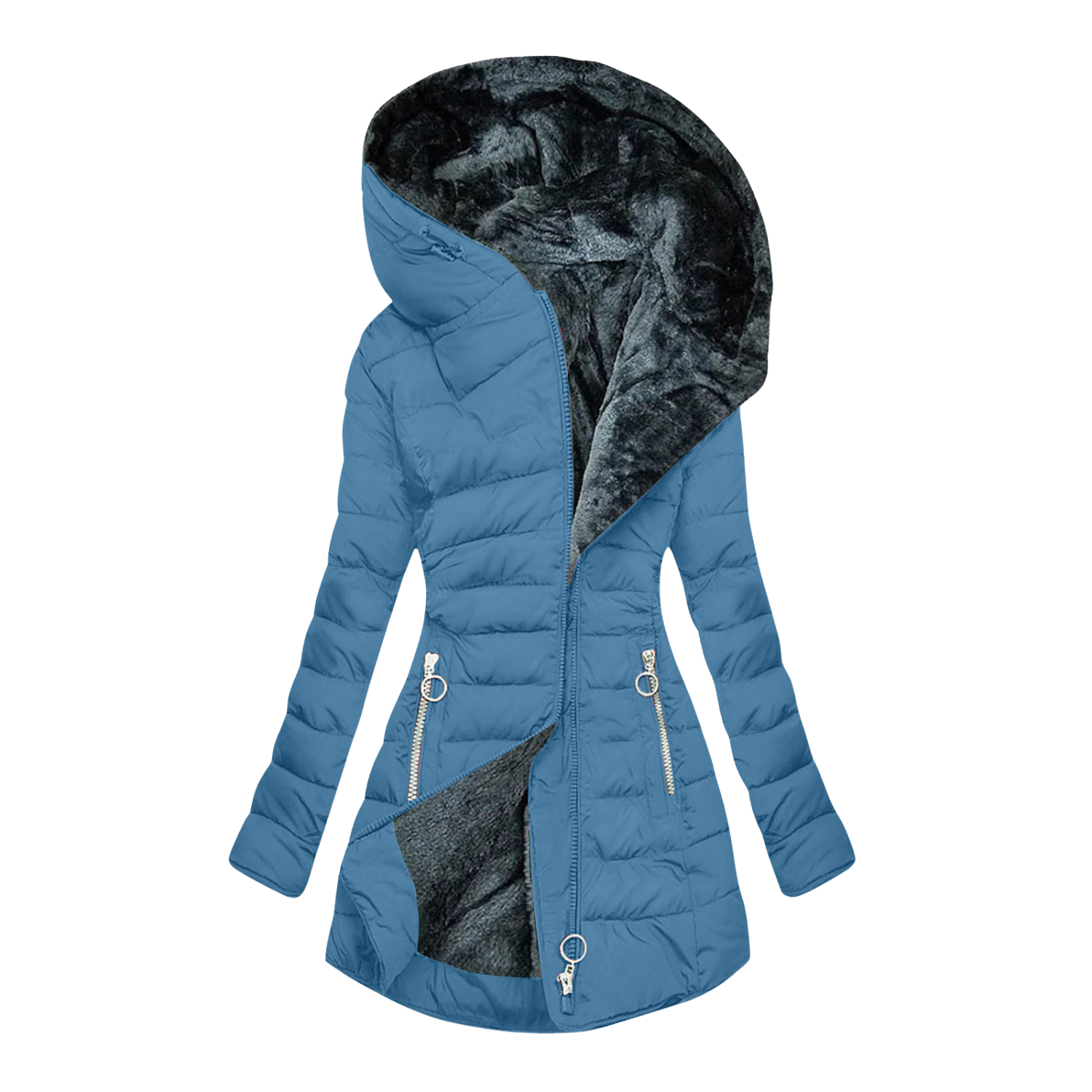 Giulia | Lange Winterjas met Warmtebescherming en Elegante Dagelijkse Stijl