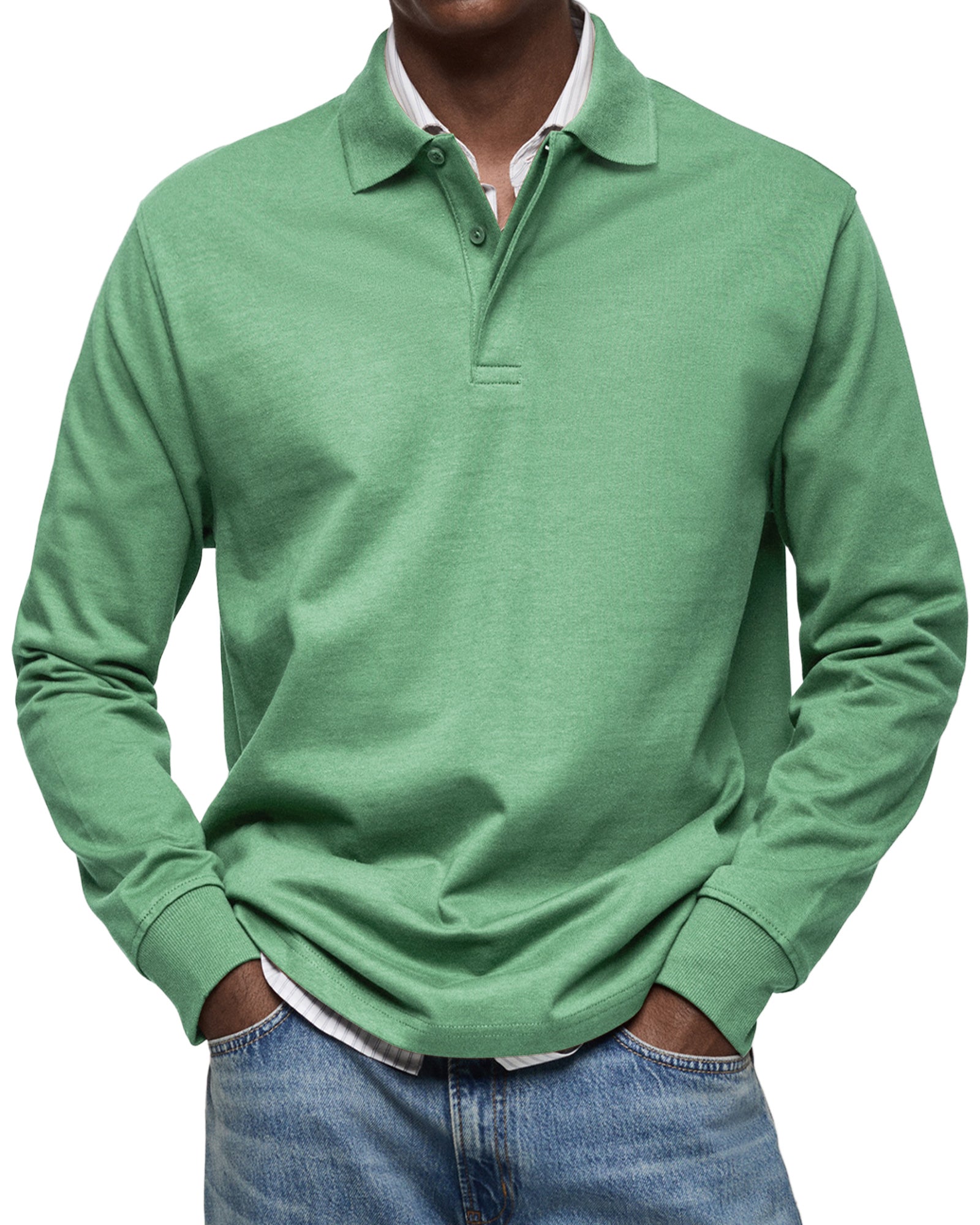 RIKO | Polo Lange Mouw - Comfortabel en Stijlvol