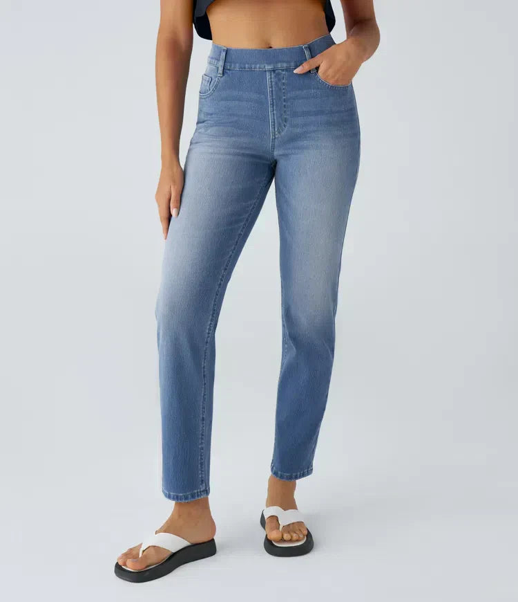 RAFFAELLA | Hoge Taille Ultra Comfortabele Broek met Casual Chic Stijl