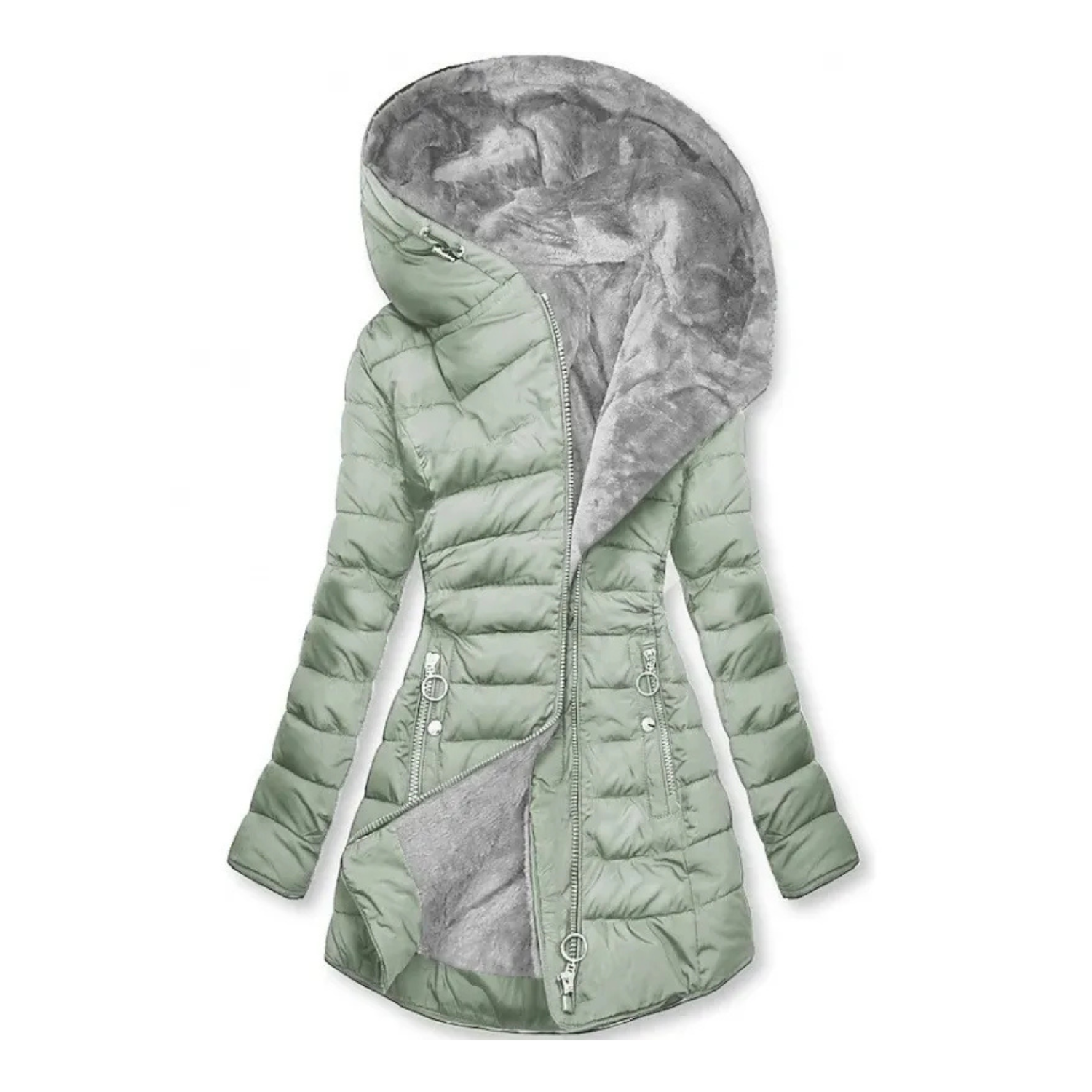 Giulia | Lange Winterjas met Warmtebescherming en Elegante Dagelijkse Stijl