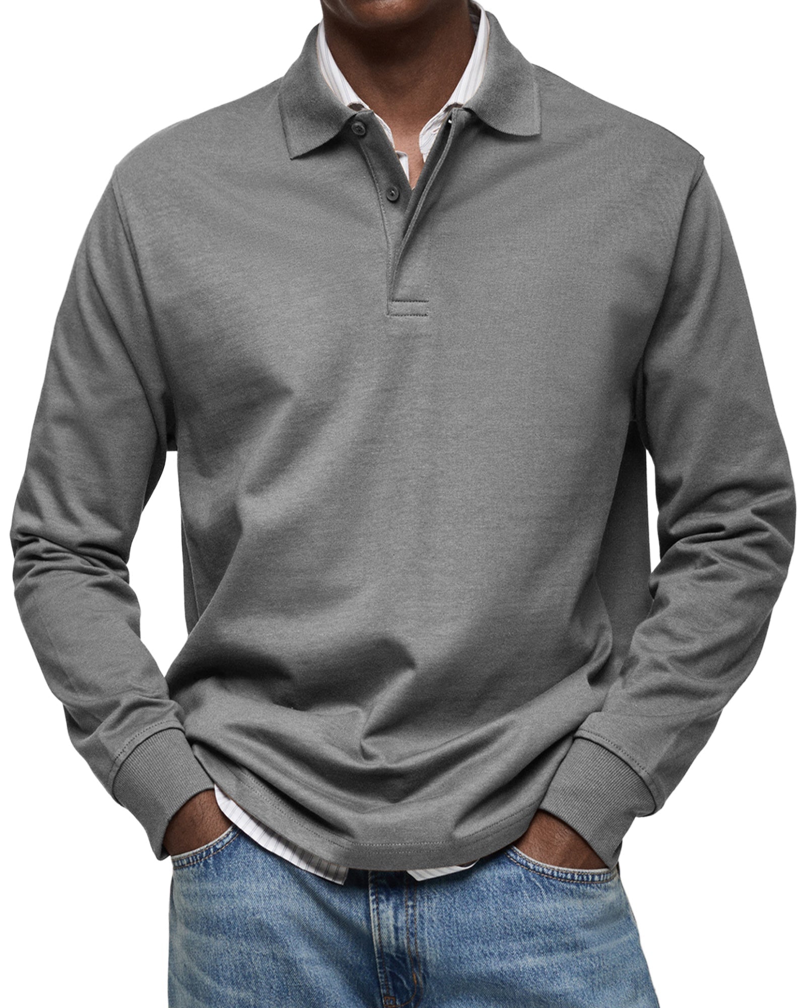 RIKO | Polo Lange Mouw - Comfortabel en Stijlvol