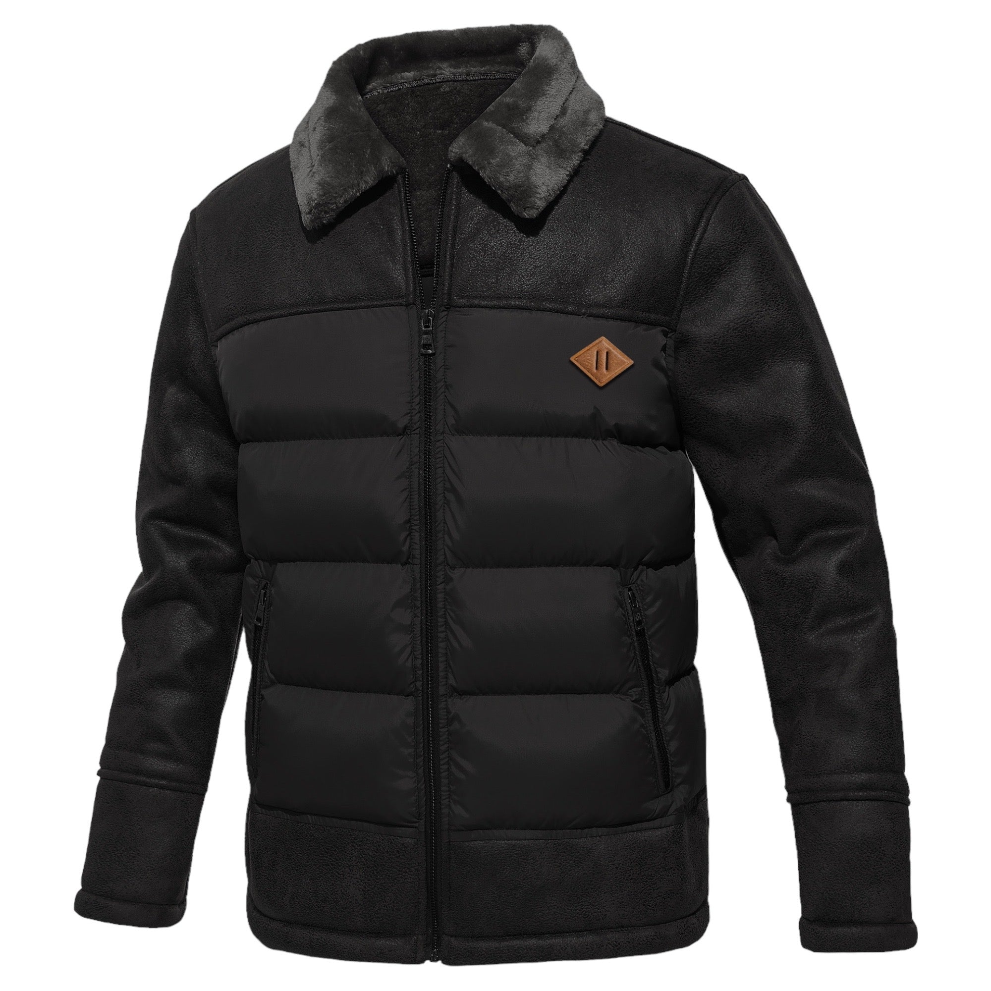 Moreau™ | Elegante & Rustieke Leren Doudoune