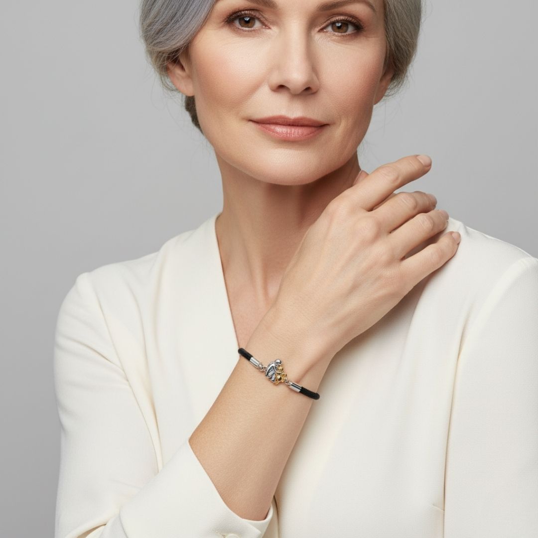 katy™ - Armband met koord en hondenicoon