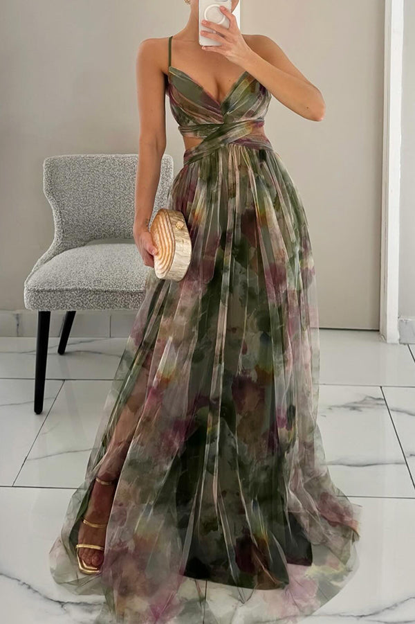 FLORELLA | Maxi Boheemse Jurk met Romantische Bloemenprint