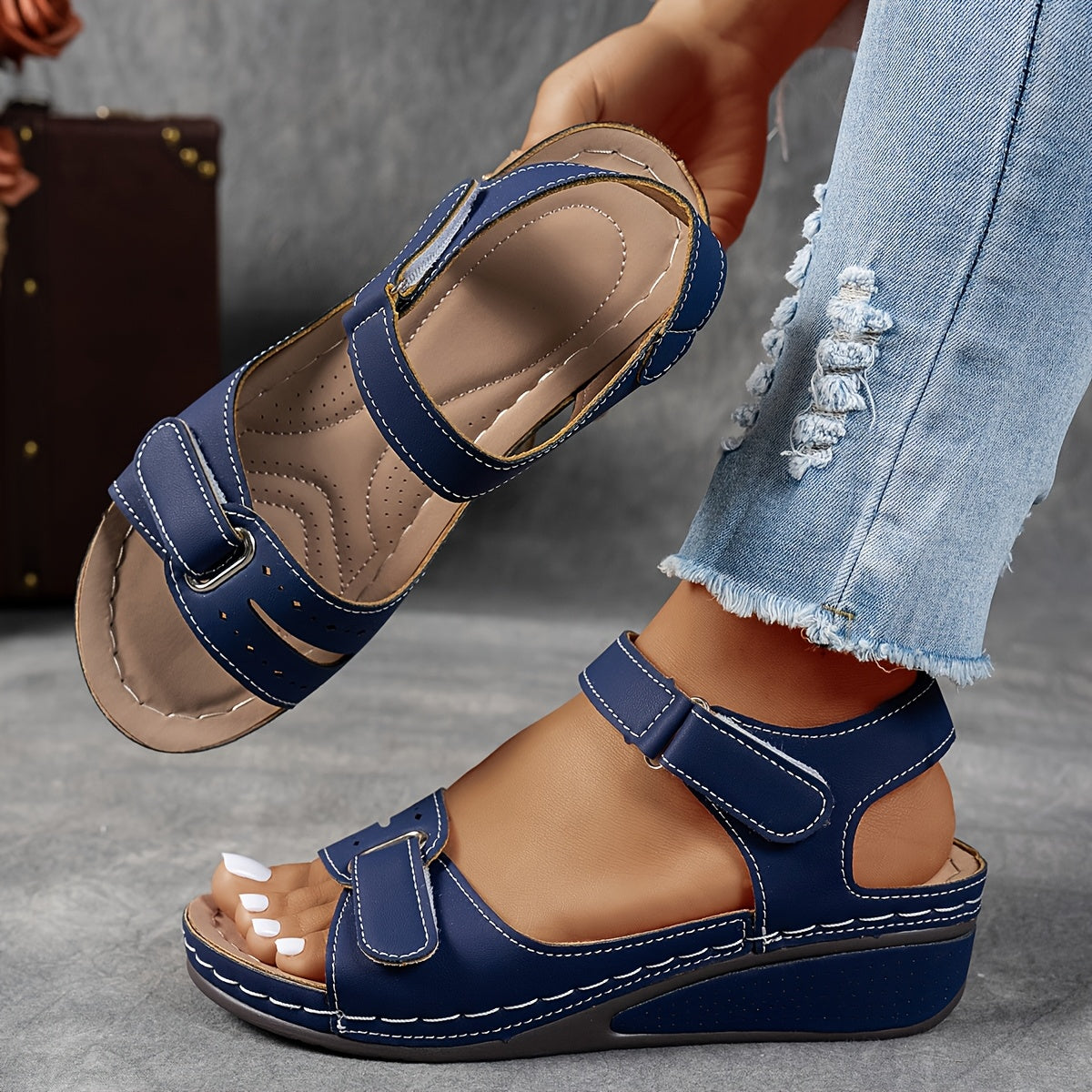 ELIANA ORTHOSTYLE | Orthopedische Zomersandalen met Totaal Comfort en Dagelijkse Elegantie