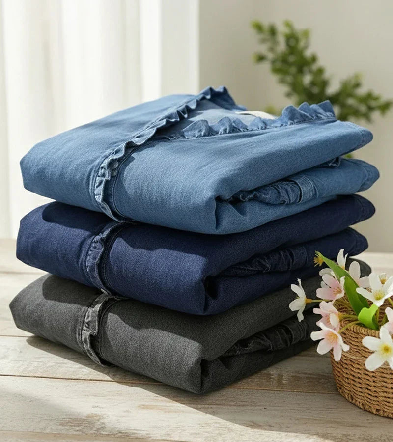 ADELE™ | Blouse met flatterende V-hals en vloeiende pasvorm voor elke dag