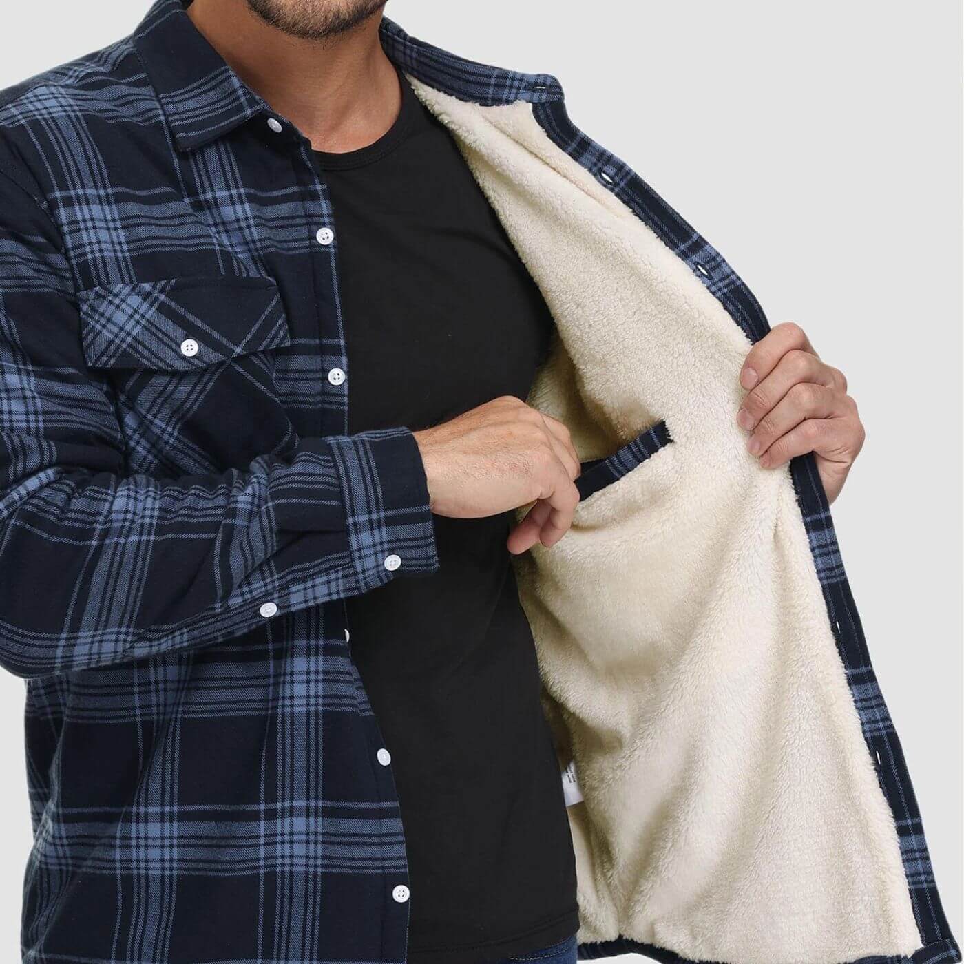 Piotr | Gevoerd Ruitjack met Comfortabele Warmte en Tijdloze Vrijheid voor Elke Dag
