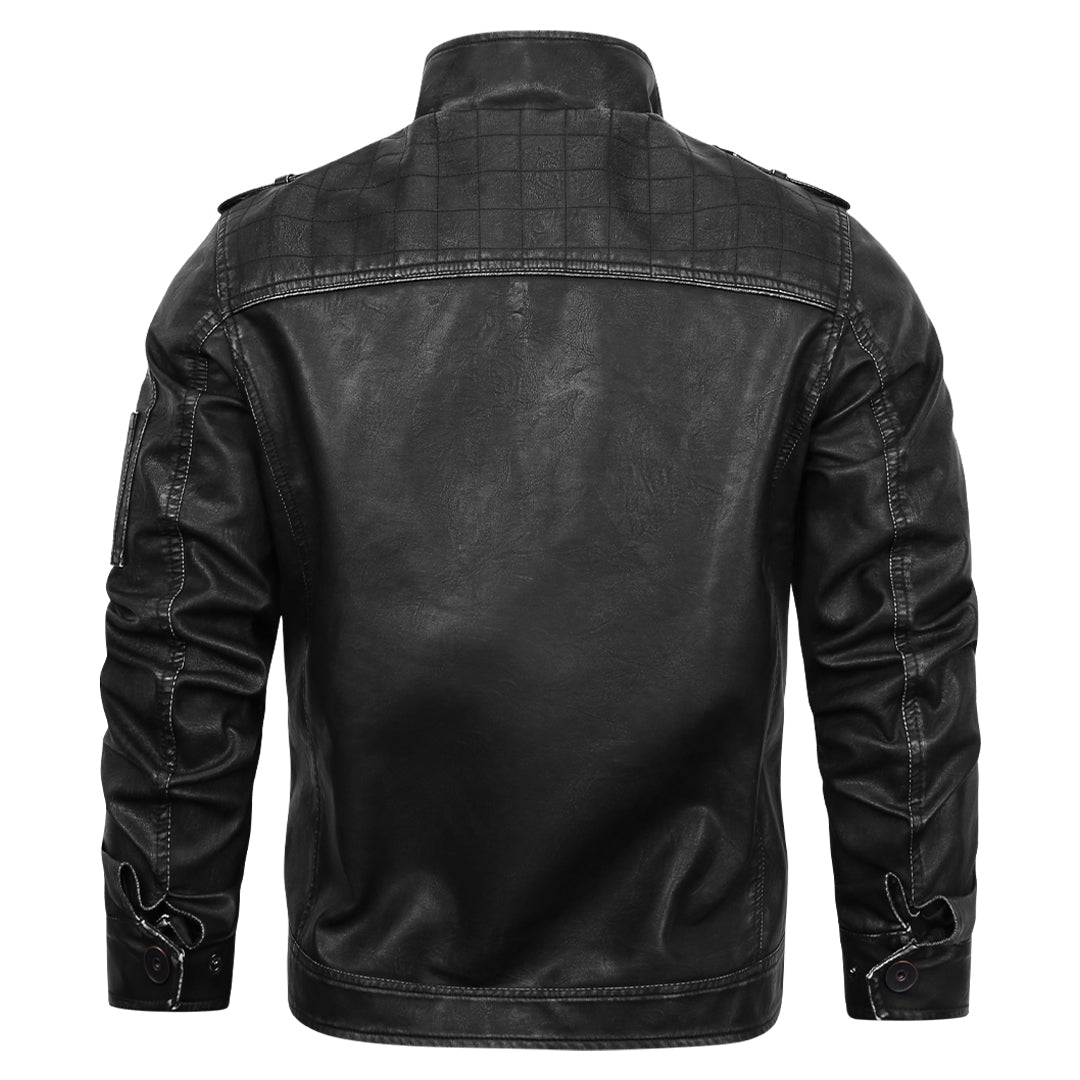 Chevalier™ | Ritsen & Rock Leren Jas