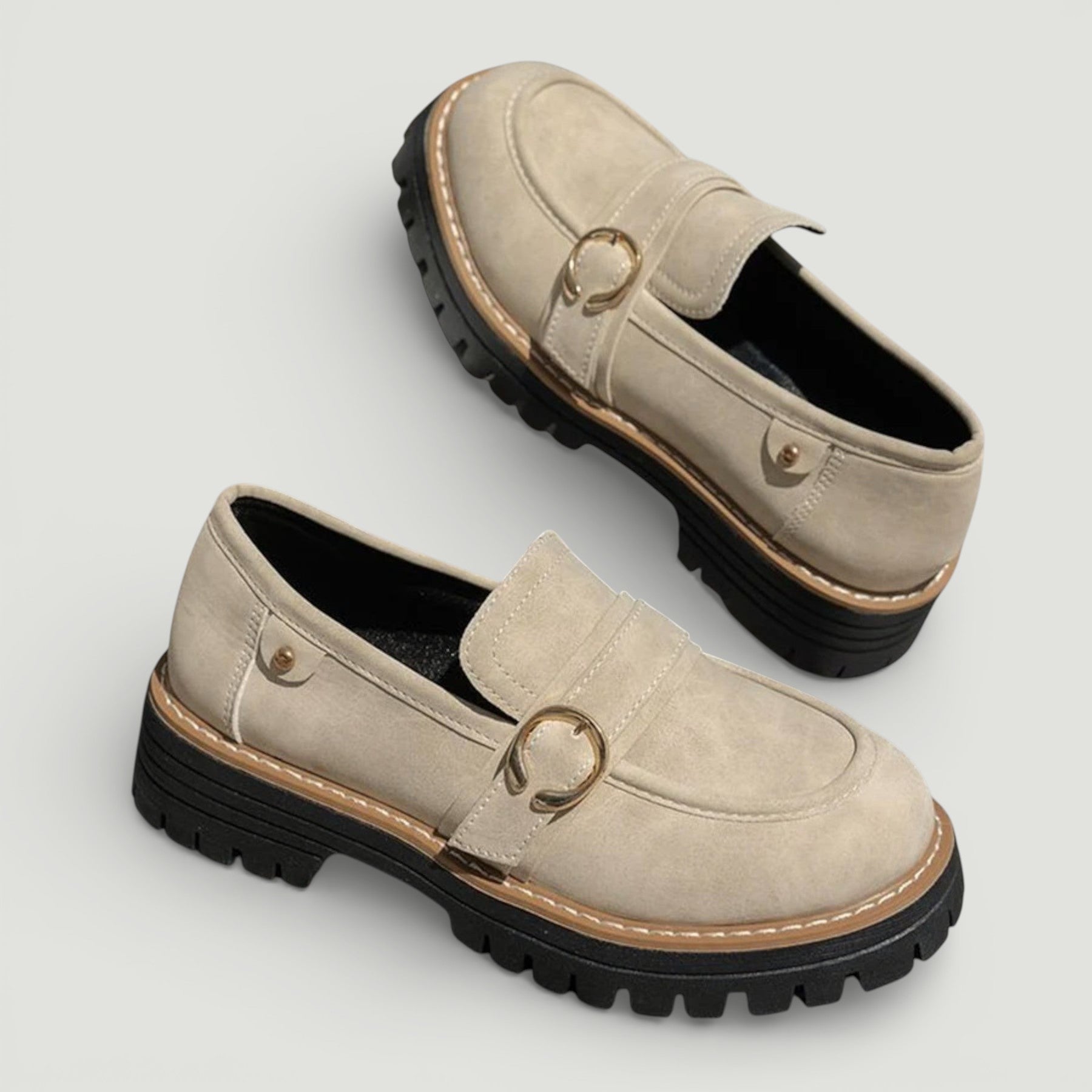 Lora – Comfortabele loafers met ronde neus