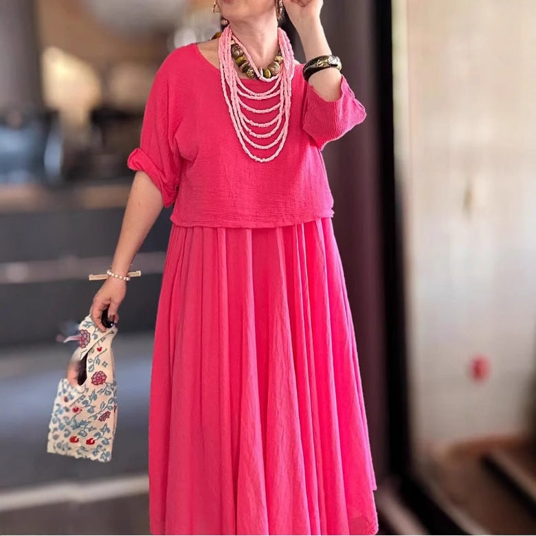 RAFFAELLA | Elegante Twee-delige Set met Vloeiende Pasvorm en Chic Dagstijl