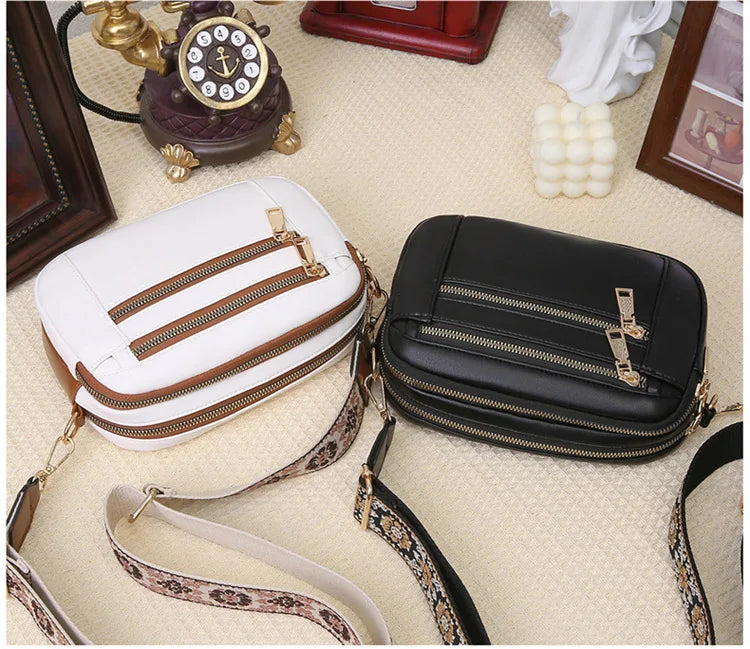 Violet | Fins Leren Schoudertas