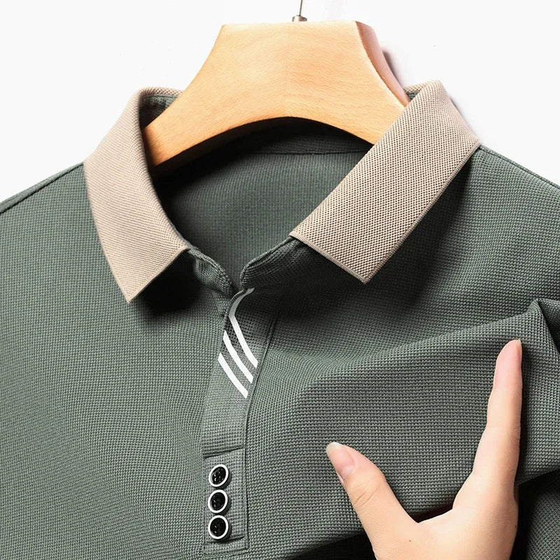 VALÉRIAN | ELEGANTE EN ADEMENDE POLO VOOR HEREN