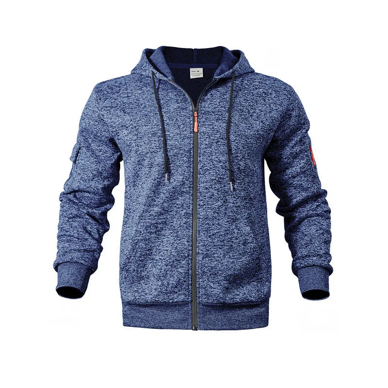 Stijnor™ | Heren vest met capuchon, volledige rits en dagelijkse warmte voor buiten