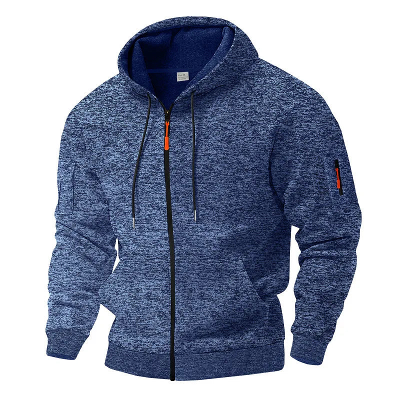 Stijnor™ | Heren vest met capuchon, volledige rits en dagelijkse warmte voor buiten