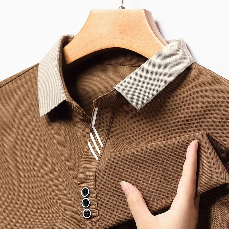 VALÉRIAN | ELEGANTE EN ADEMENDE POLO VOOR HEREN