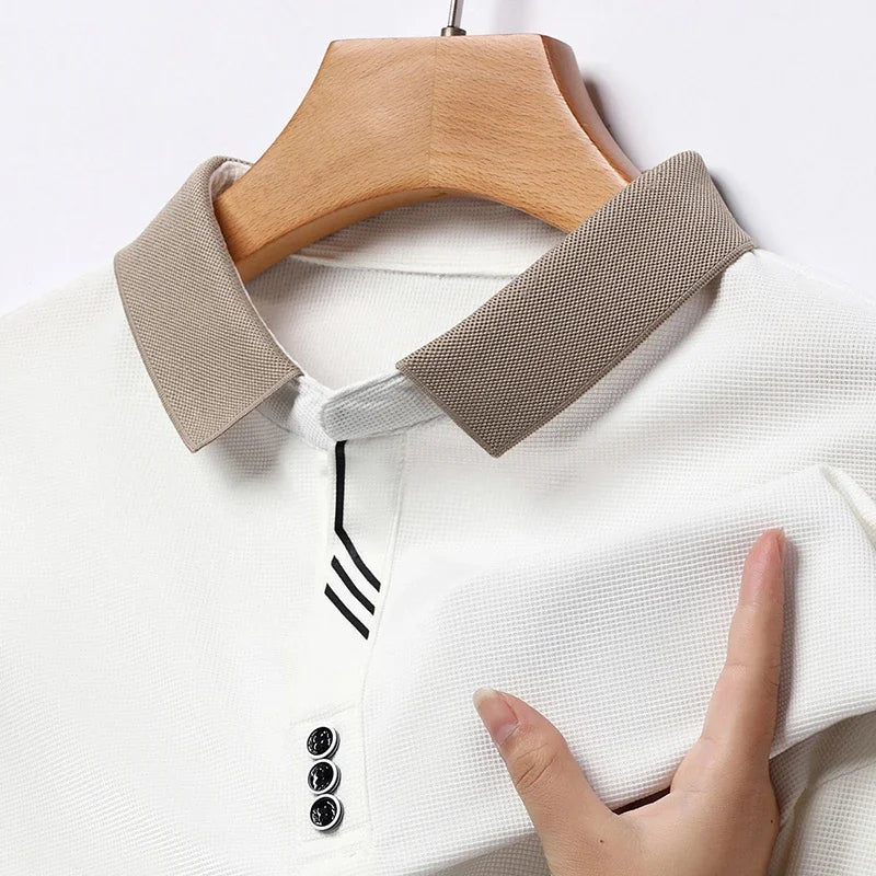VALÉRIAN | ELEGANTE EN ADEMENDE POLO VOOR HEREN