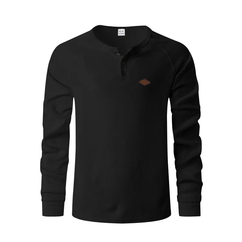 LEONARD | ELEGANTE STRUCTUUR HENLEY VOOR HEREN
