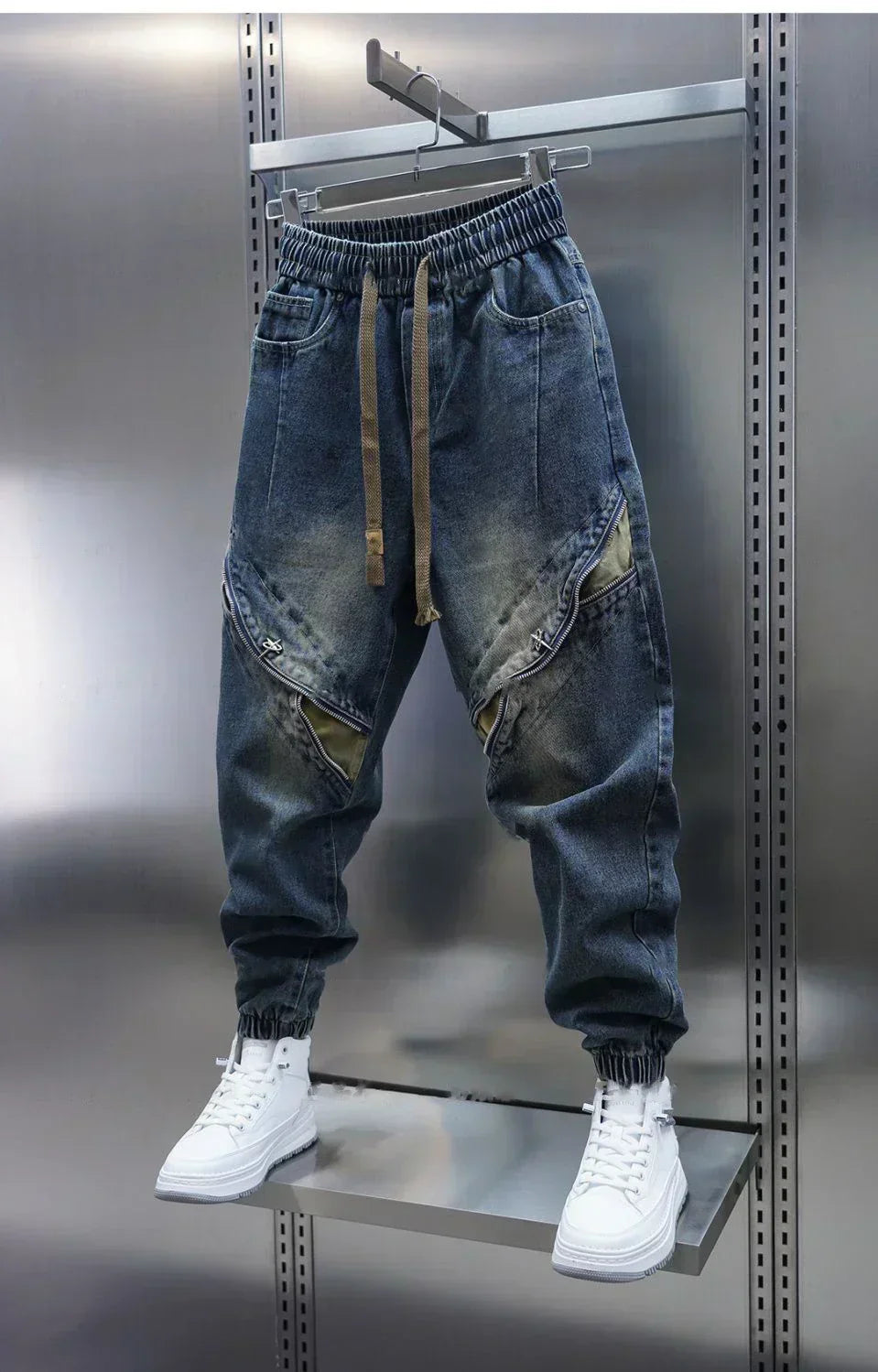 Laurent™ | Baggy Jeans met Tailleband