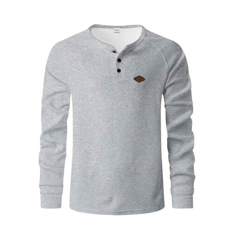 LEONARD | ELEGANTE STRUCTUUR HENLEY VOOR HEREN