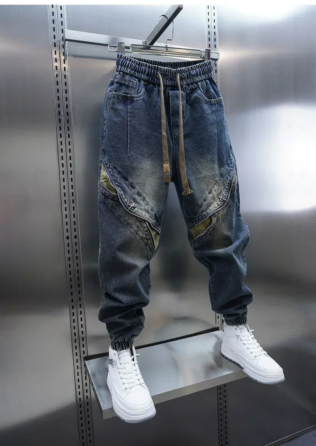 Laurent™ | Baggy Jeans met Tailleband
