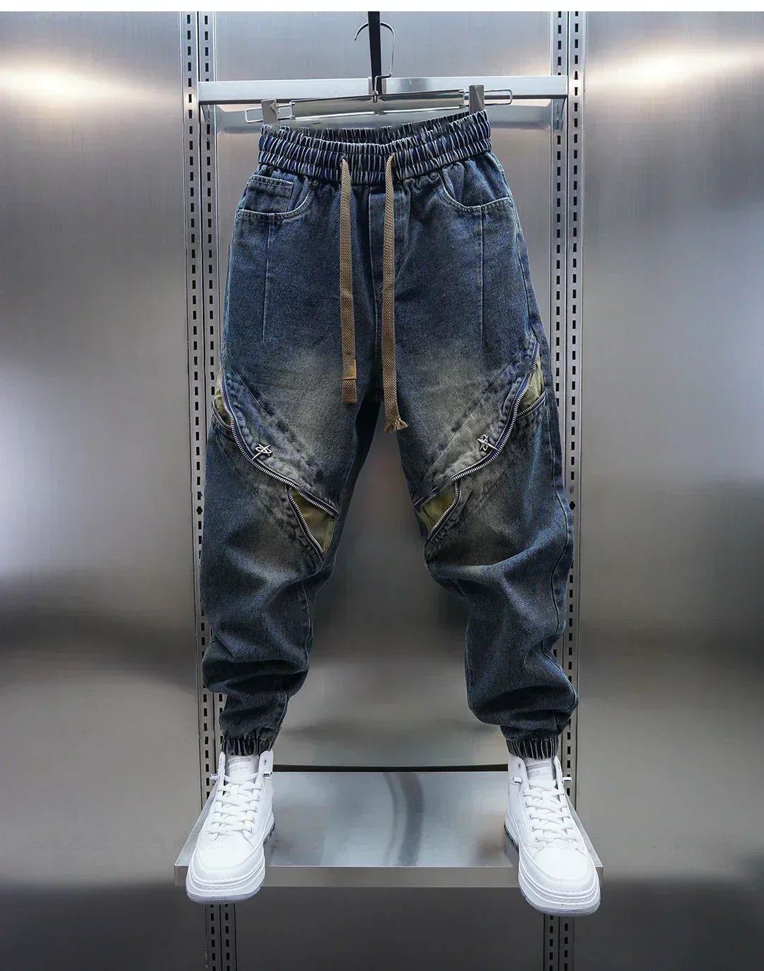 Laurent™ | Baggy Jeans met Tailleband