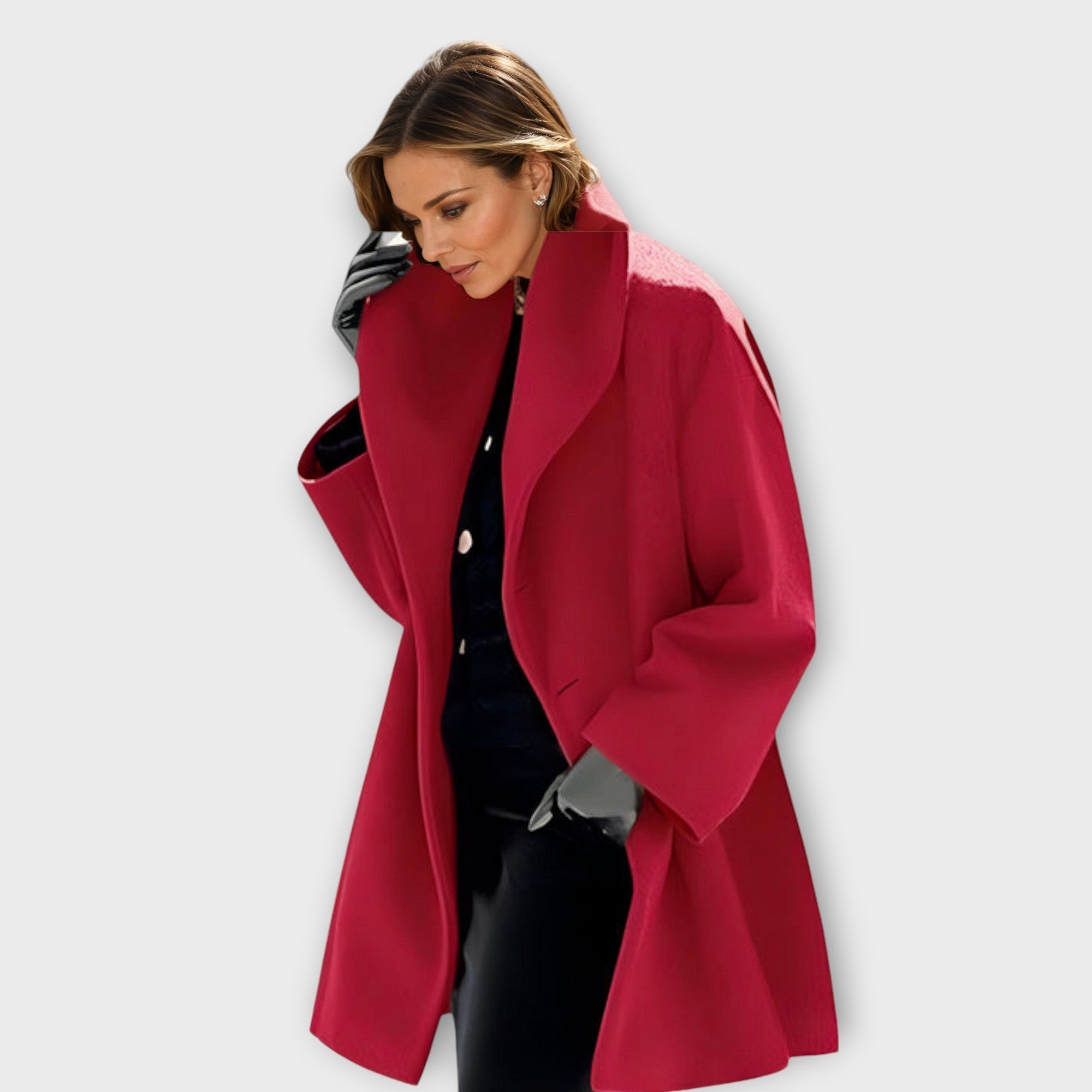 Sofia™ | Elegante wollen jas voor herfst en winter