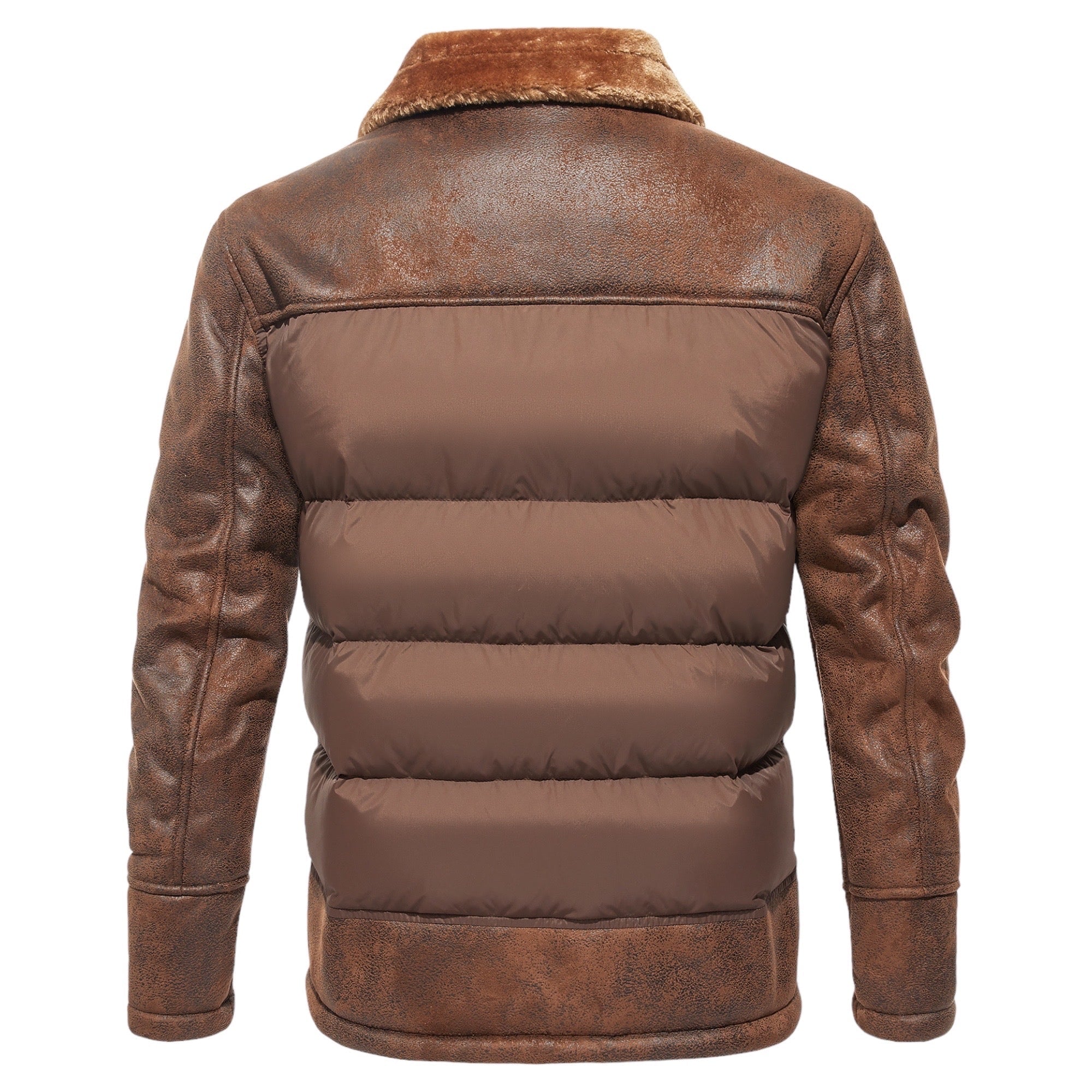 Moreau™ | Elegante & Rustieke Leren Doudoune