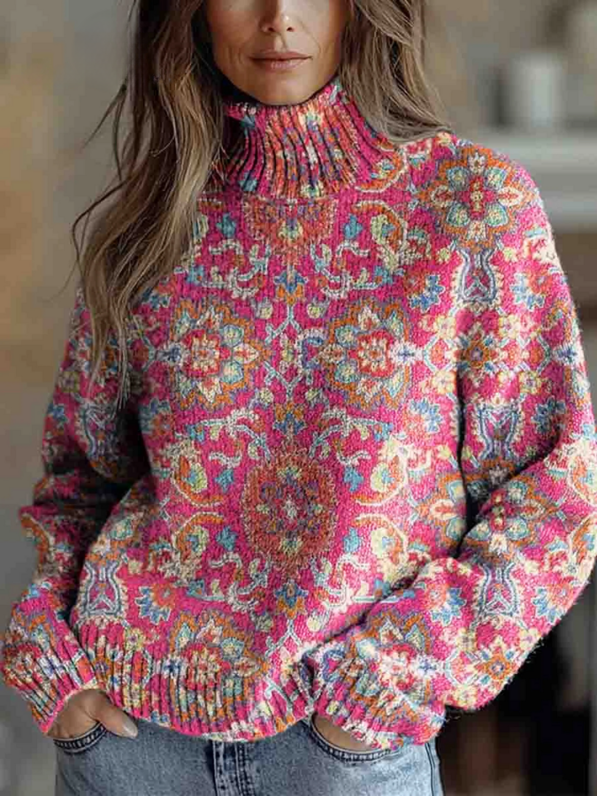 Noor | Elegante Coltrui met Flatterende Pasvorm en Warme Dagelijkse Stijl