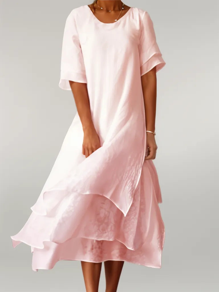 ELENYA ⏐ Elegante en Vloeiende Lange Jurk voor een Moeiteloze Stijl