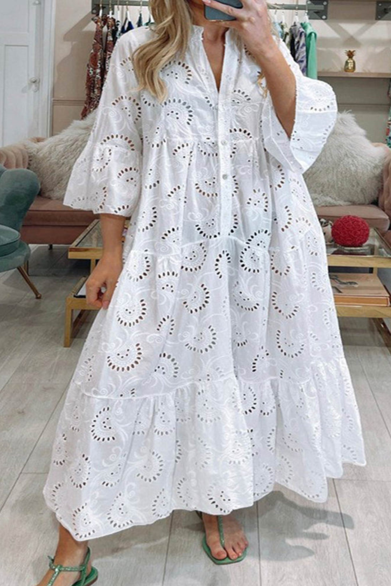 Rita | Lange jurk met elegante stijl en dagelijks comfort voor de zomer en informele gelegenheden