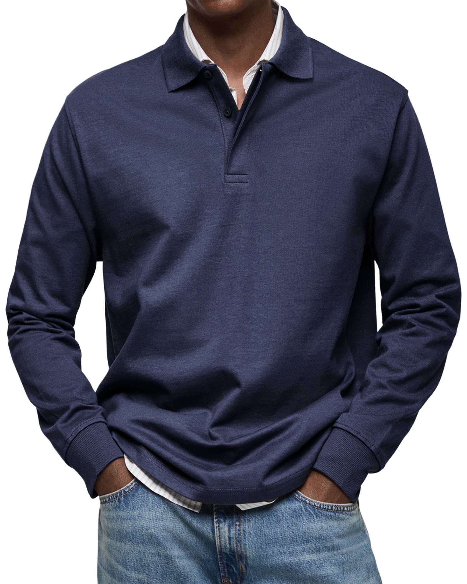 RIKO | Polo Lange Mouw - Comfortabel en Stijlvol