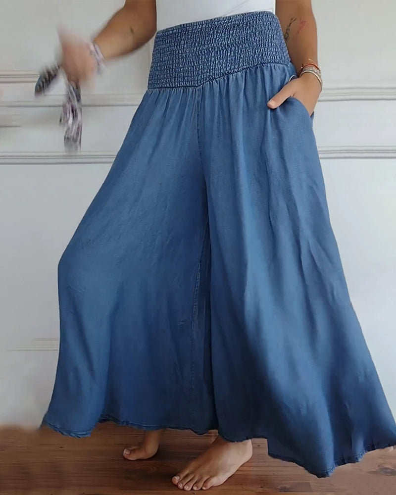 Reina - Comfortabele Wijde Broek