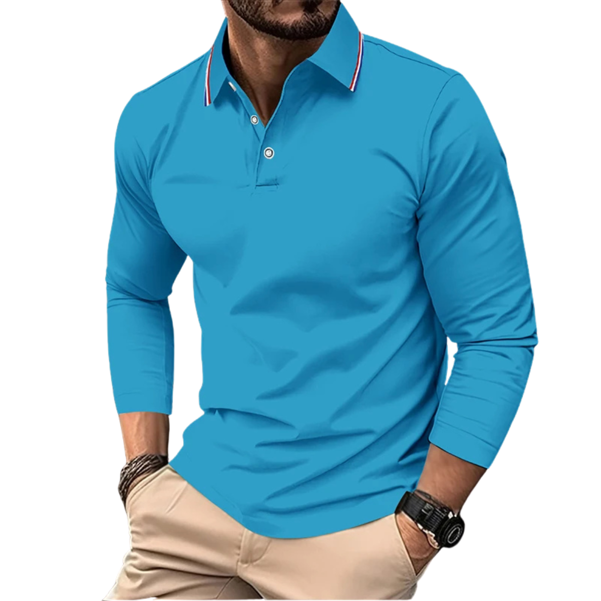 ÉMILIEN | PREMIUM CASUAL POLO MET CONTRASTERENDE Kraag