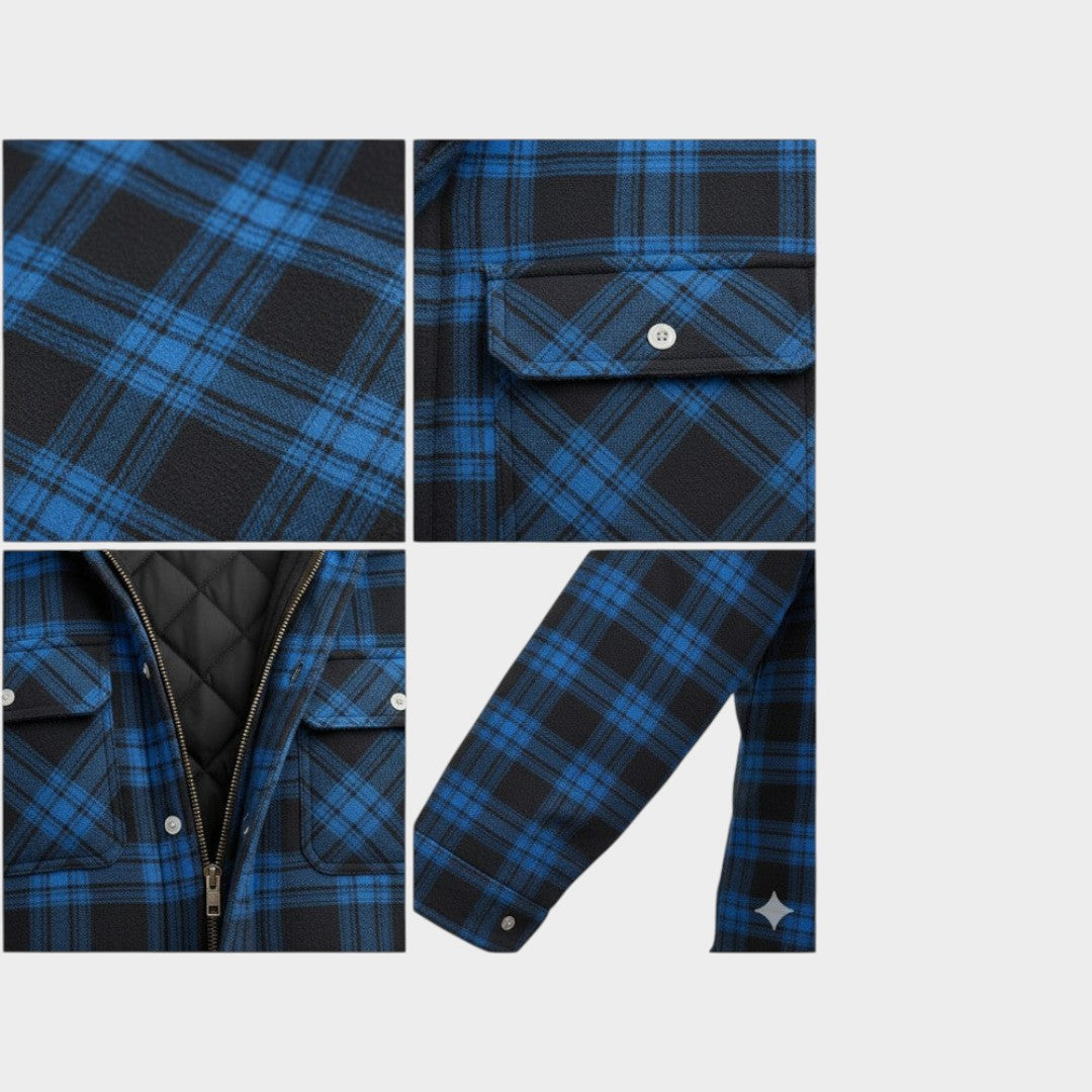 Asger™ | Warme herenjas van premium wolmix