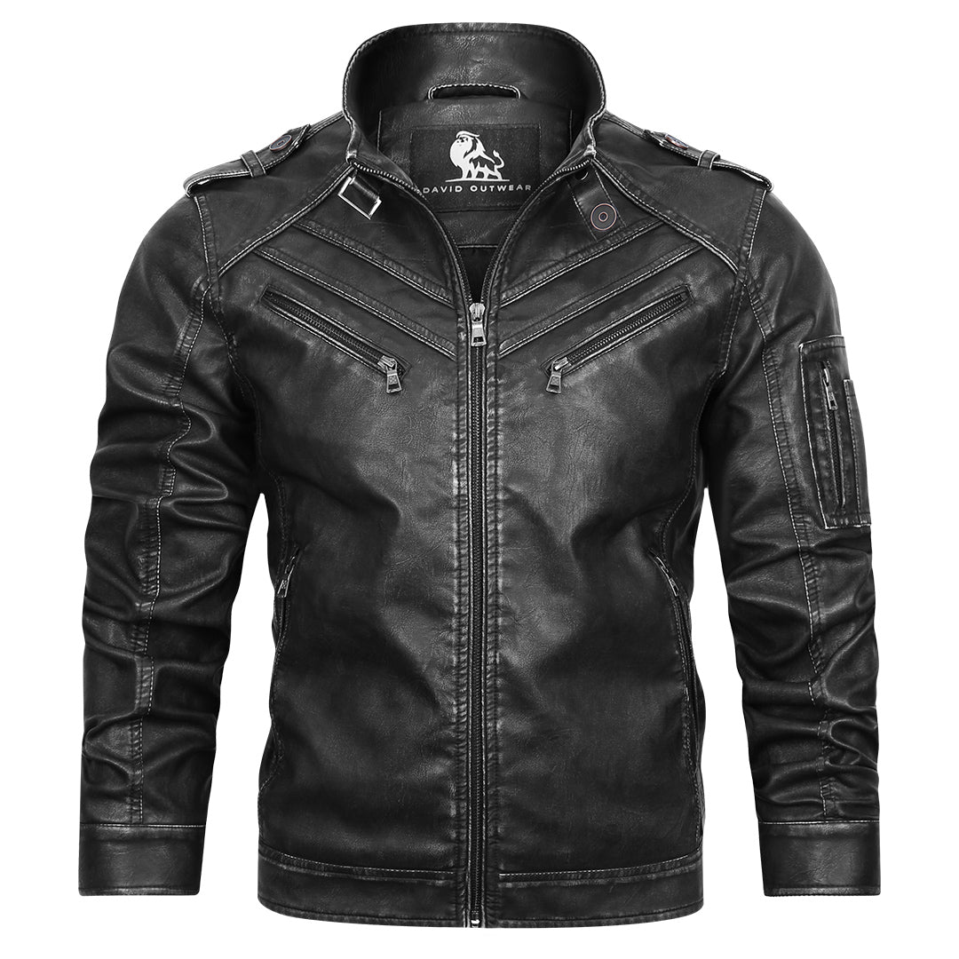 Chevalier™ | Ritsen & Rock Leren Jas