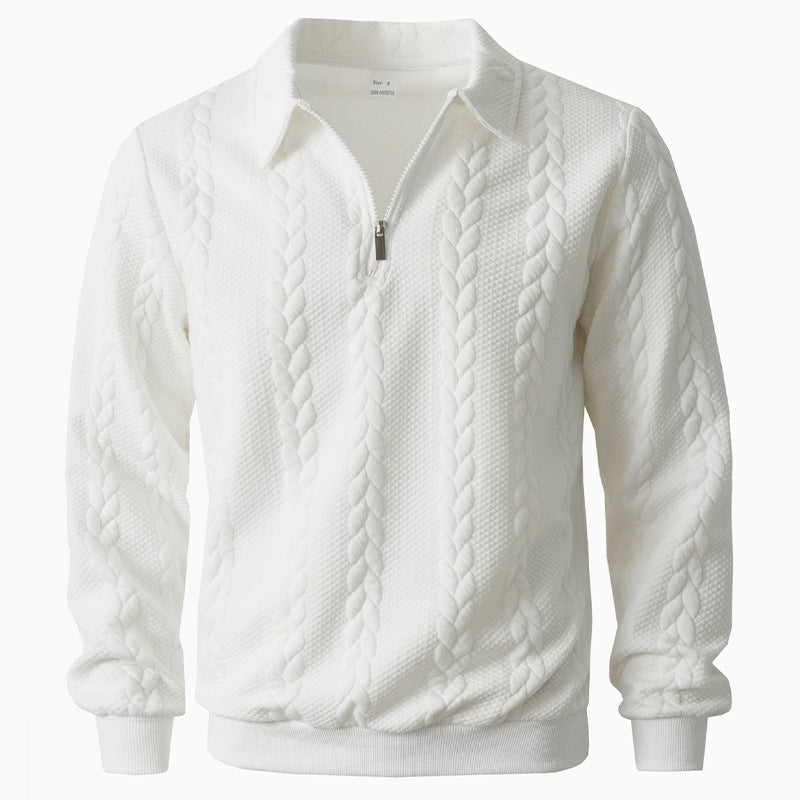 RAVELLO™ | Quarter Zip Polo met Verzorgde Look en Dagelijks Comfort voor Heren