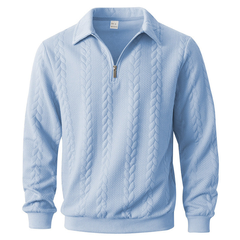 RAVELLO™ | Quarter Zip Polo met Verzorgde Look en Dagelijks Comfort voor Heren