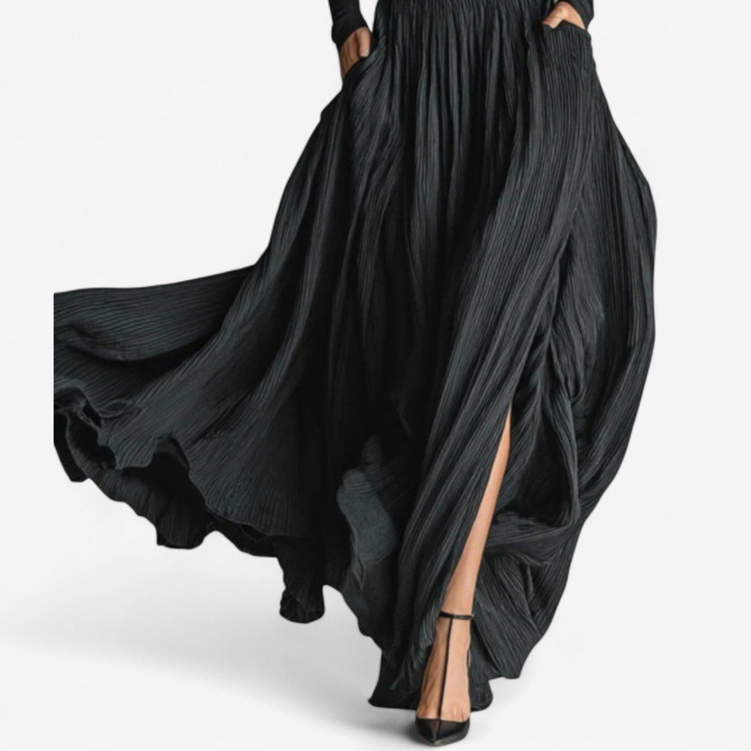Raquel | Maxijurk met hoge taille