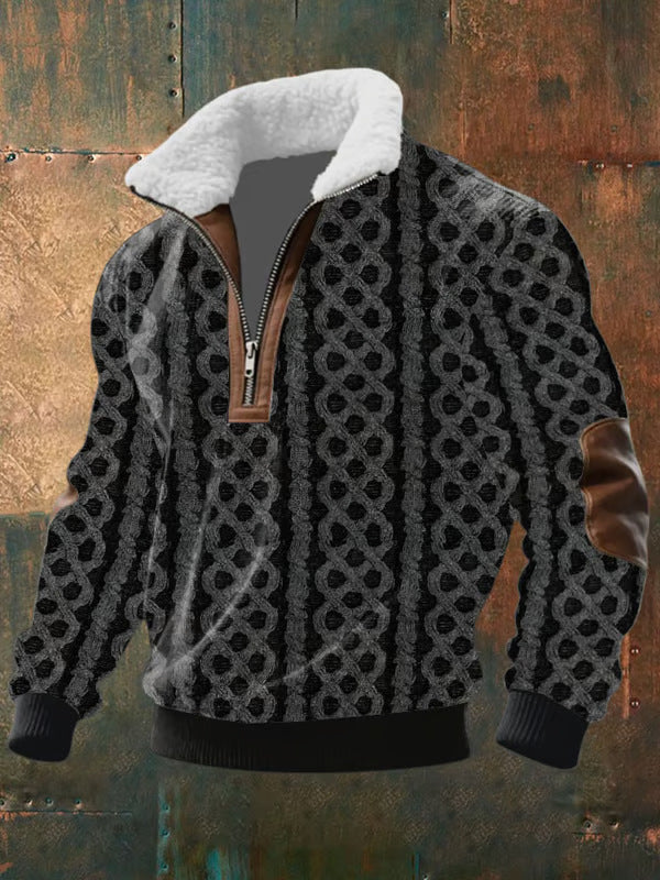 VAN LOREN MODE™ | HOODED ZIPPER SWEATER MET VOERING