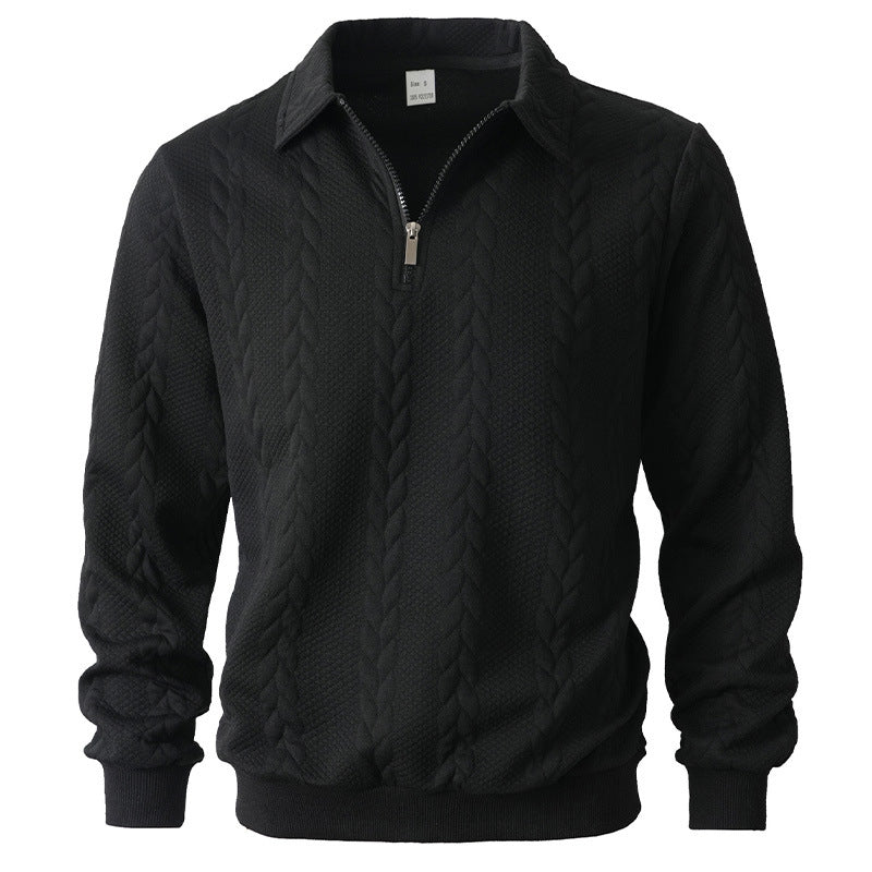 RAVELLO™ | Quarter Zip Polo met Verzorgde Look en Dagelijks Comfort voor Heren