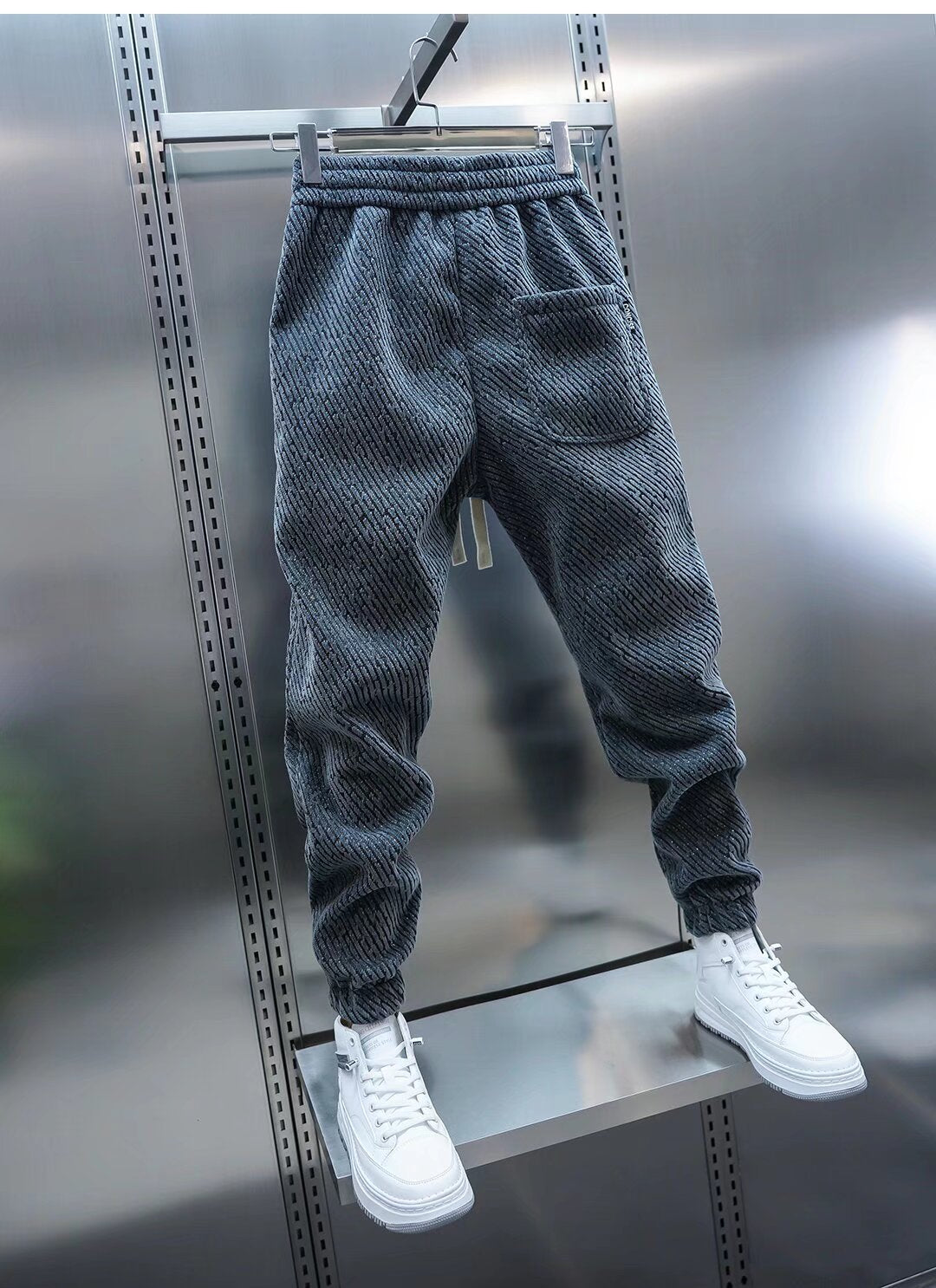 François - Casual broek met trekkoord