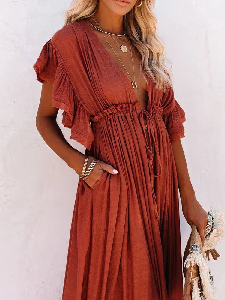 Boho casual jurk