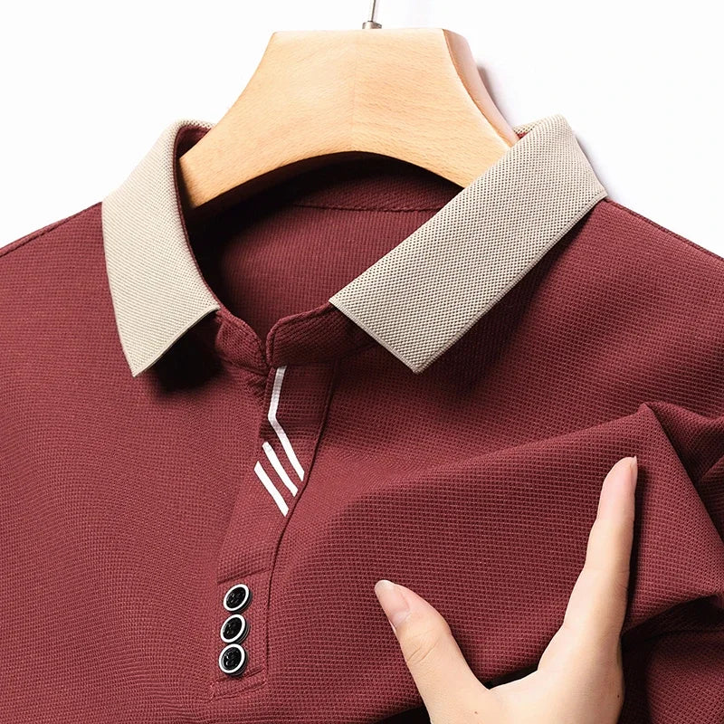 VALÉRIAN | ELEGANTE EN ADEMENDE POLO VOOR HEREN