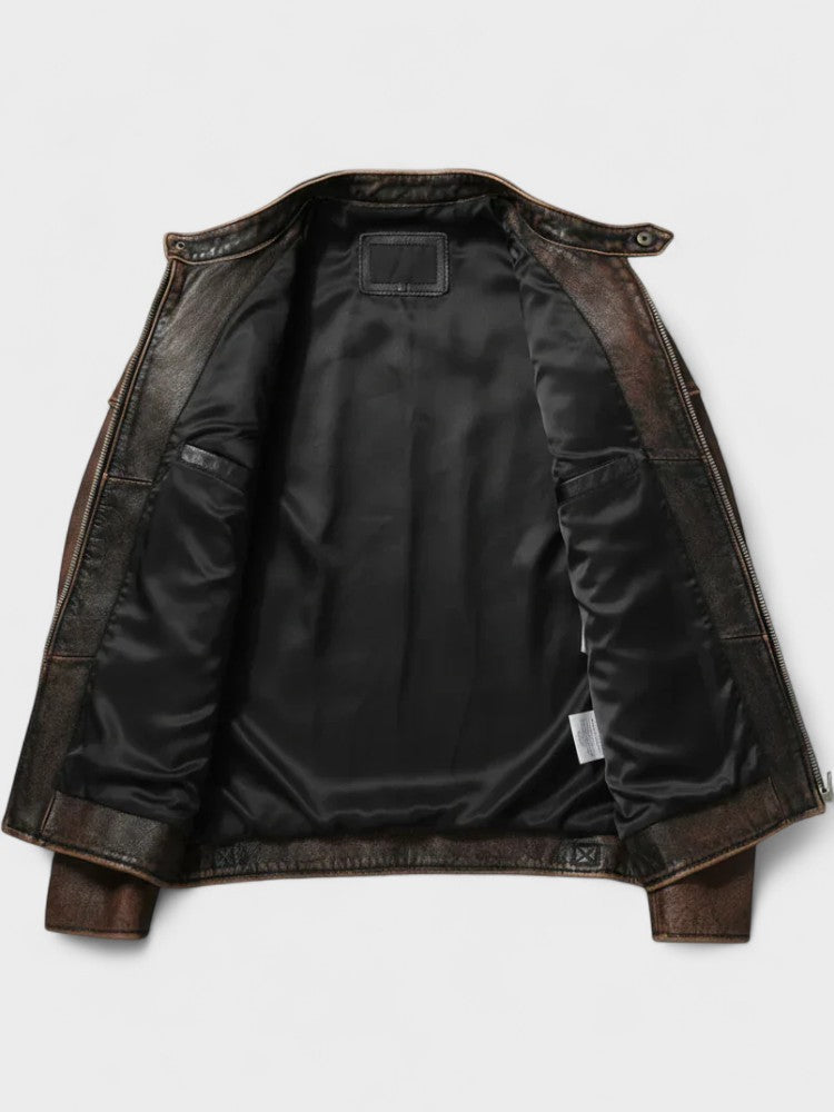 Troels™ | Premium leren jas