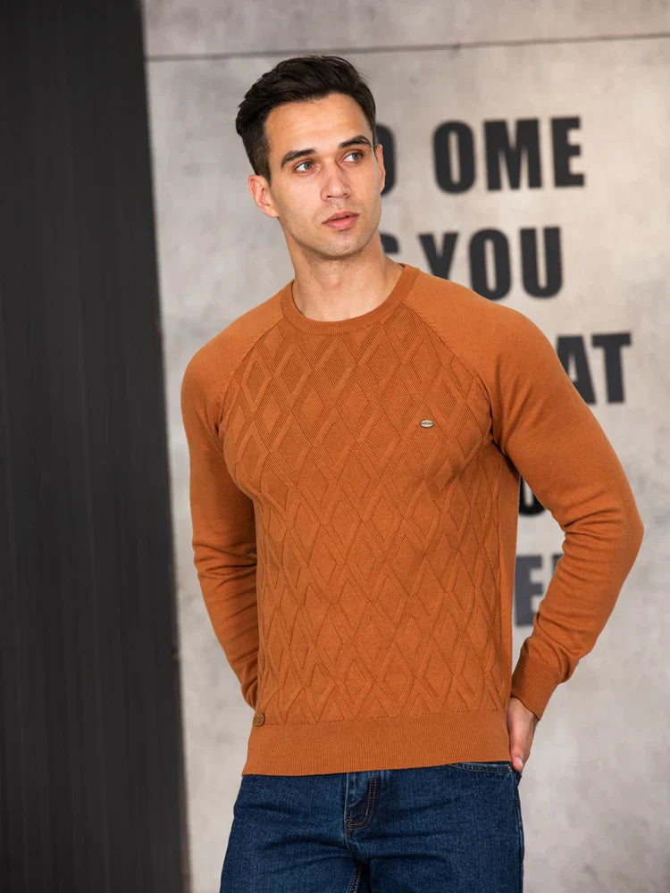 Koelman | Herenpullover met Ruitpatroon