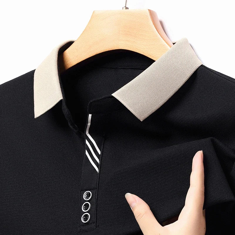 VALÉRIAN | ELEGANTE EN ADEMENDE POLO VOOR HEREN