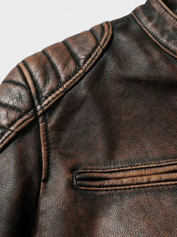 Troels™ | Premium leren jas
